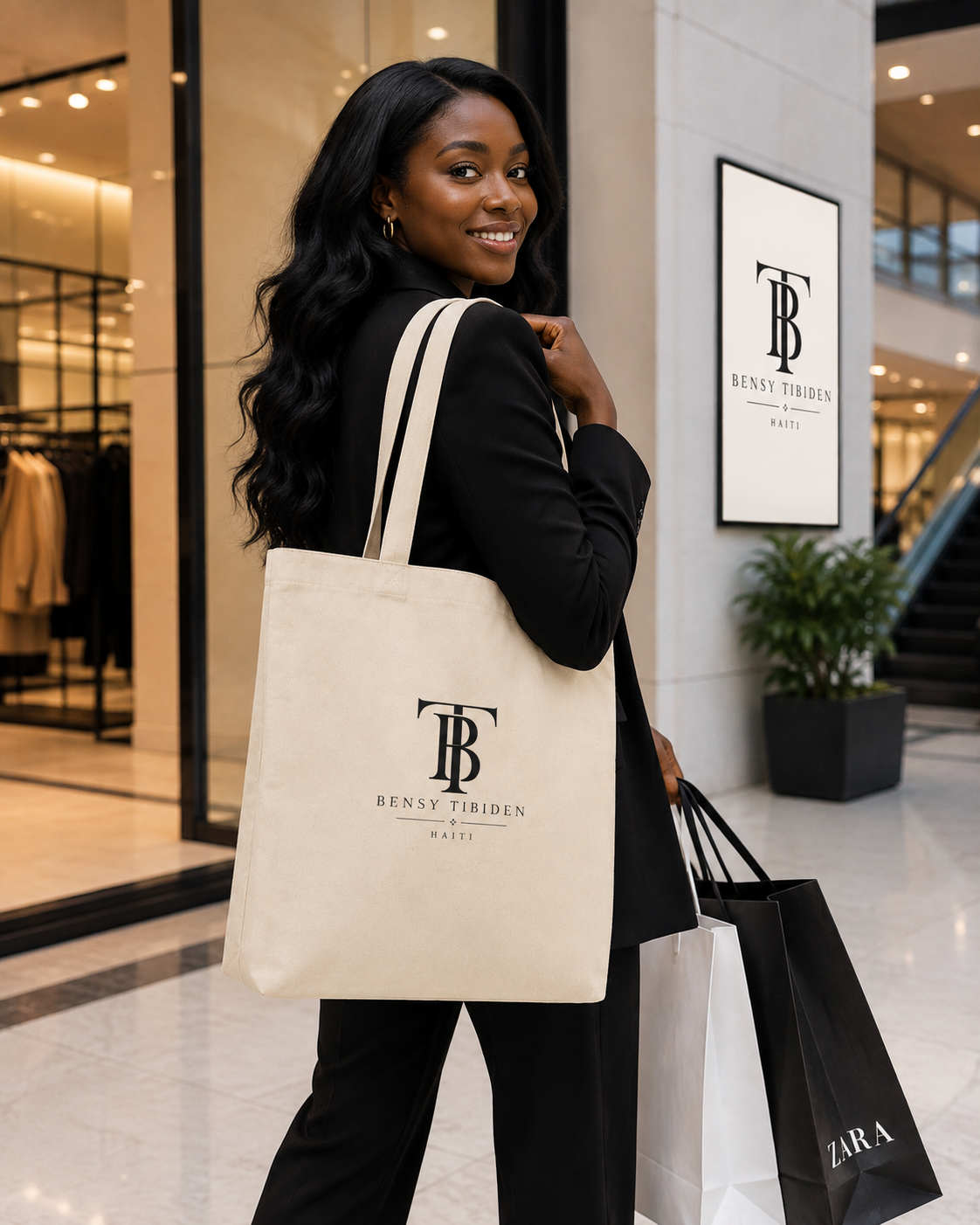 Tote bag en toile — Bensy TiBiden — 3