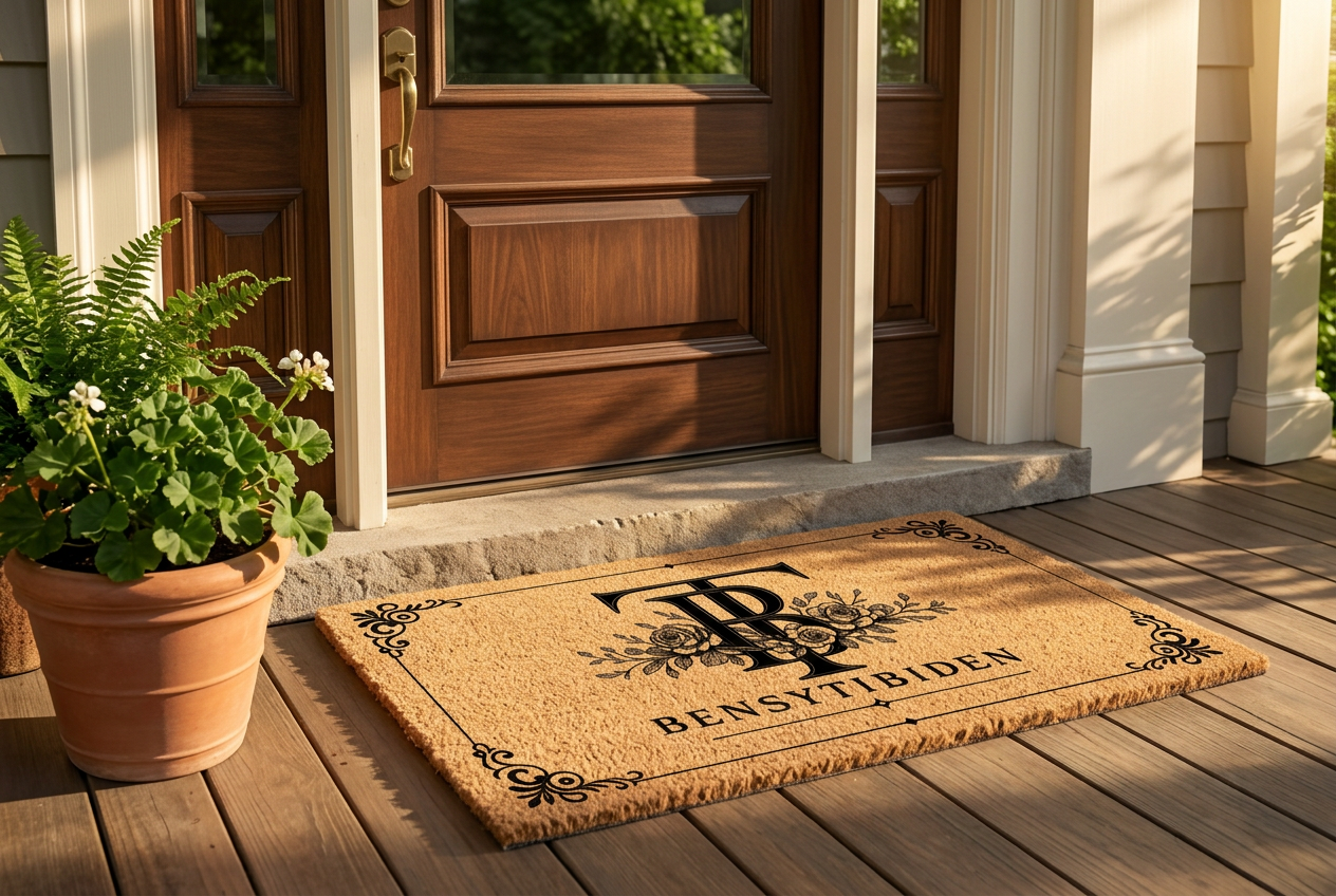 Paillasson Bensy TiBiden — Monogramme signature — 2