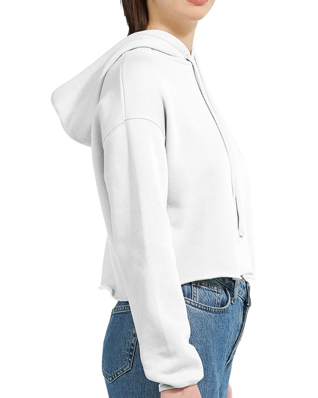 Hoodie court — Blanc / M — 5