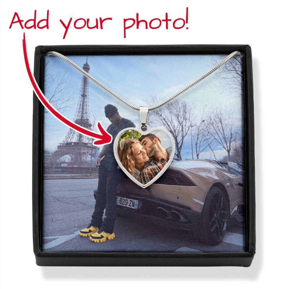 Collier Photo de Luxe Bensy — Pendentif Cœur — 2